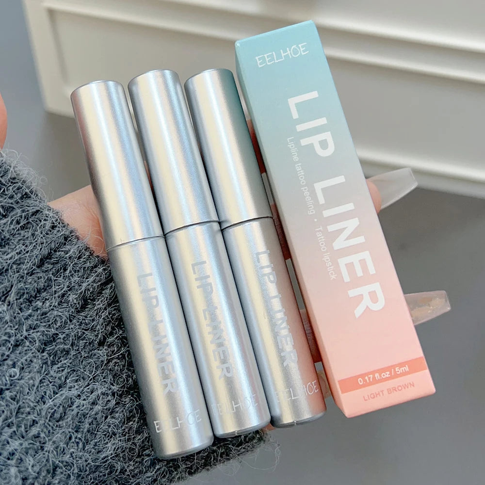 GlamContour Peel-Off Lip Stain – Waterproof Matte Tint & Lip Liner Duo