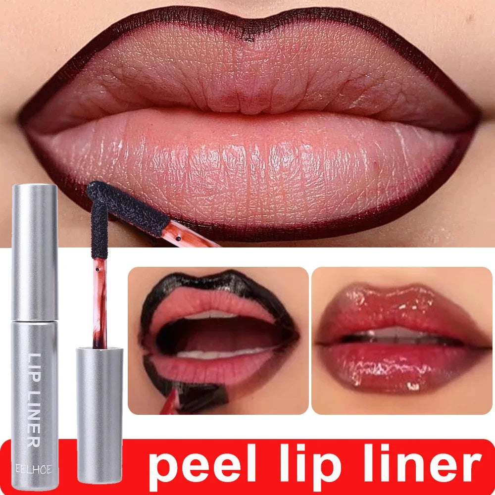 GlamContour Peel-Off Lip Stain – Waterproof Matte Tint & Lip Liner Duo
