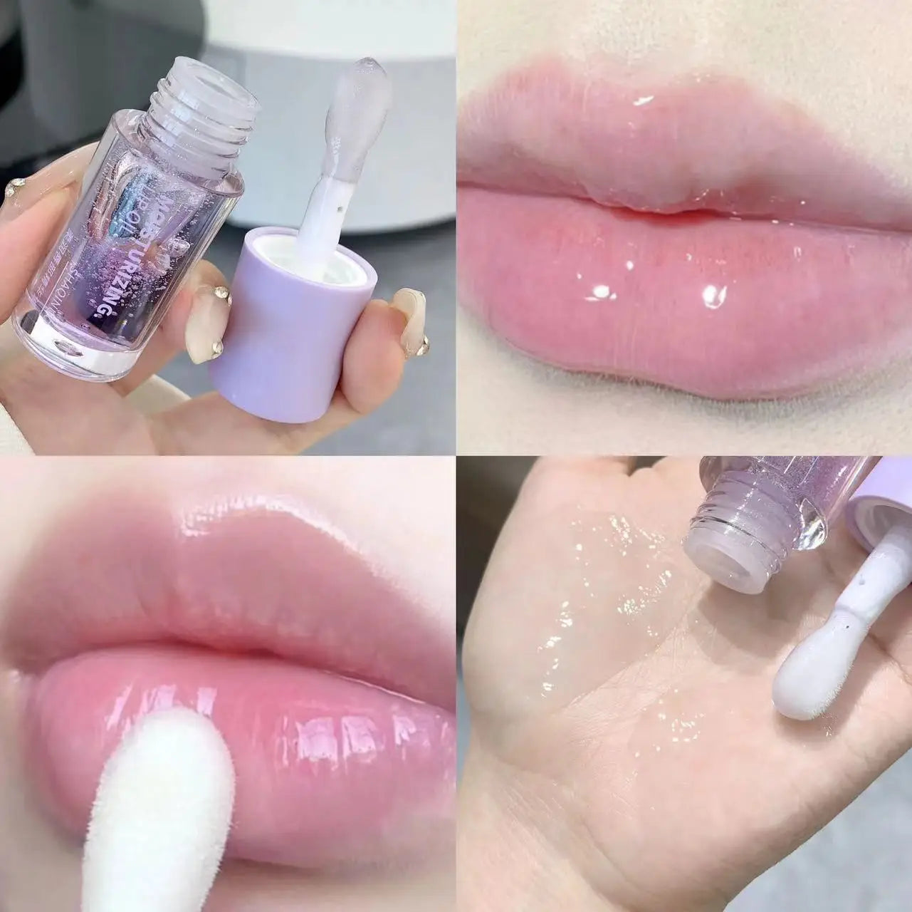 CrystalGlow Lip Gloss – Hydrating, Plumping, Mirror-Shine Lip Oil
