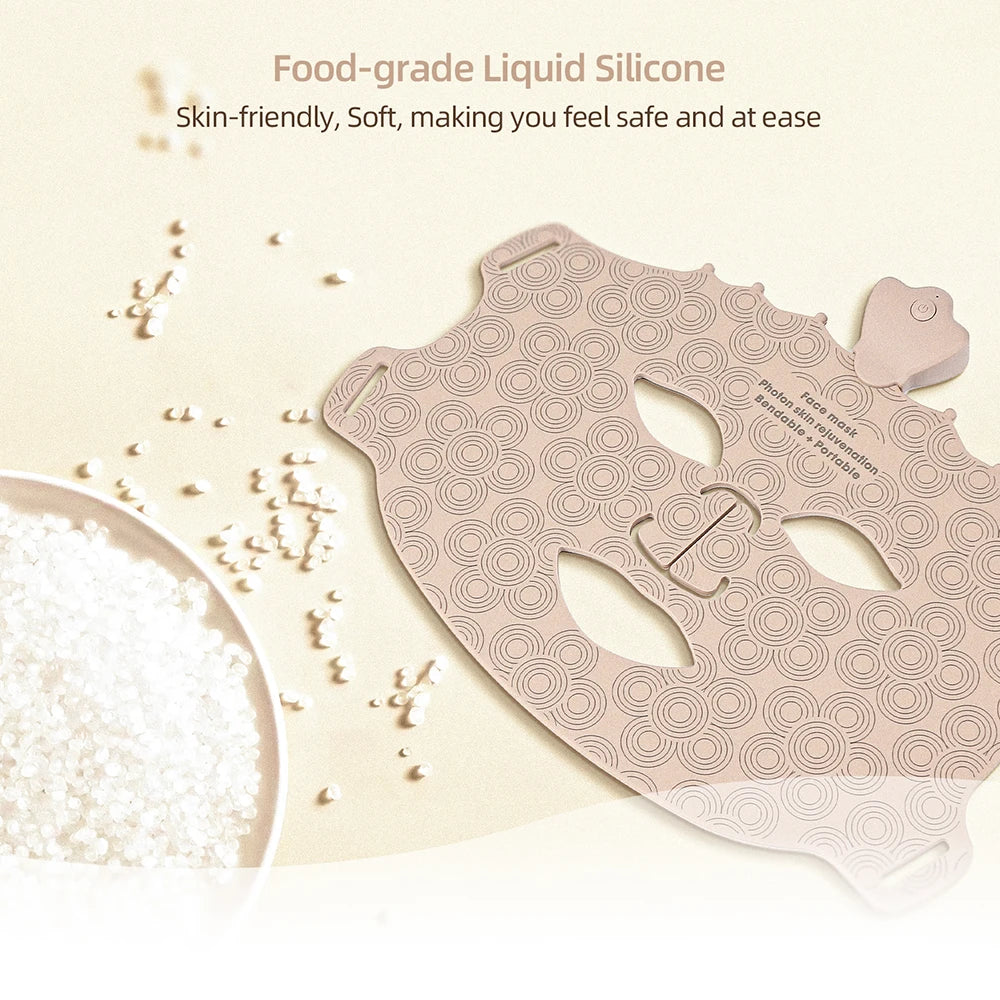 Lumière 7-Color LED Therapy Mask – Wireless Silicone Facial for Brightening & Skin Repair