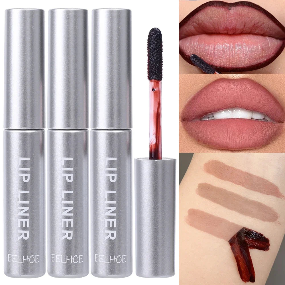 GlamContour Peel-Off Lip Stain – Waterproof Matte Tint & Lip Liner Duo