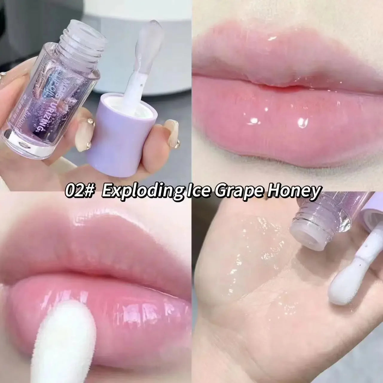 CrystalGlow Lip Gloss – Hydrating, Plumping, Mirror-Shine Lip Oil