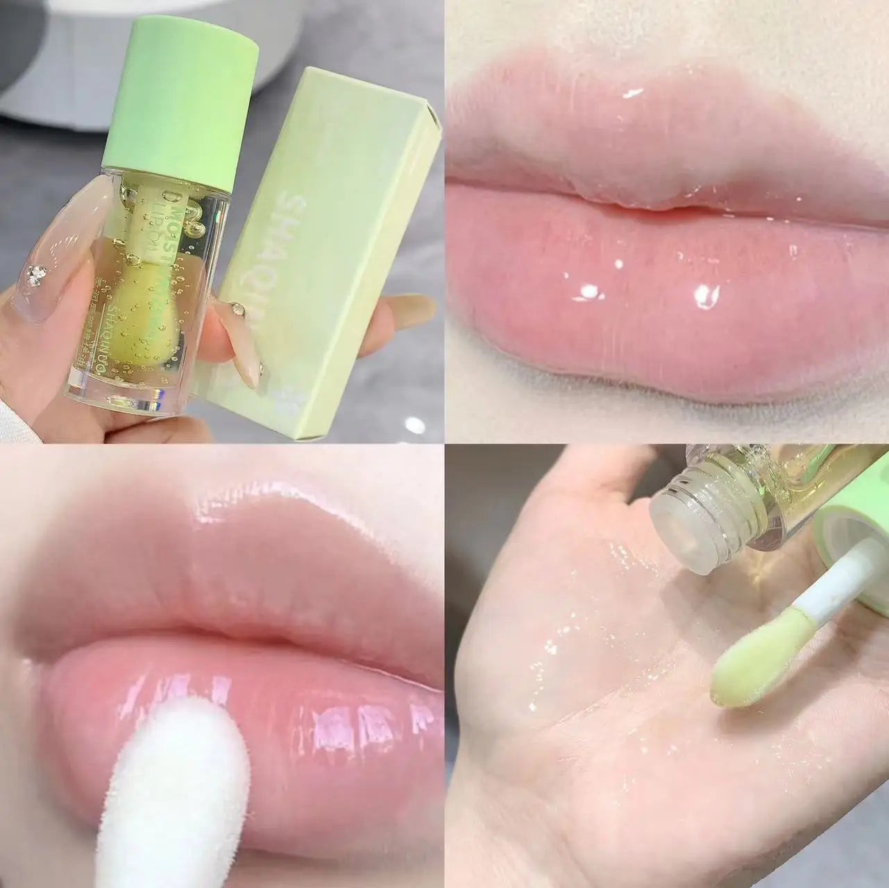 CrystalGlow Lip Gloss – Hydrating, Plumping, Mirror-Shine Lip Oil