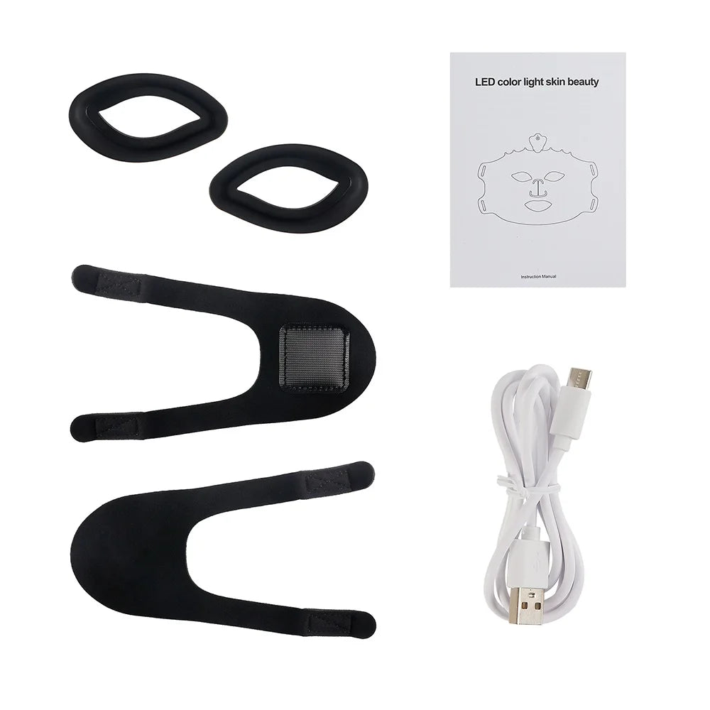 Lumière 7-Color LED Therapy Mask – Wireless Silicone Facial for Brightening & Skin Repair