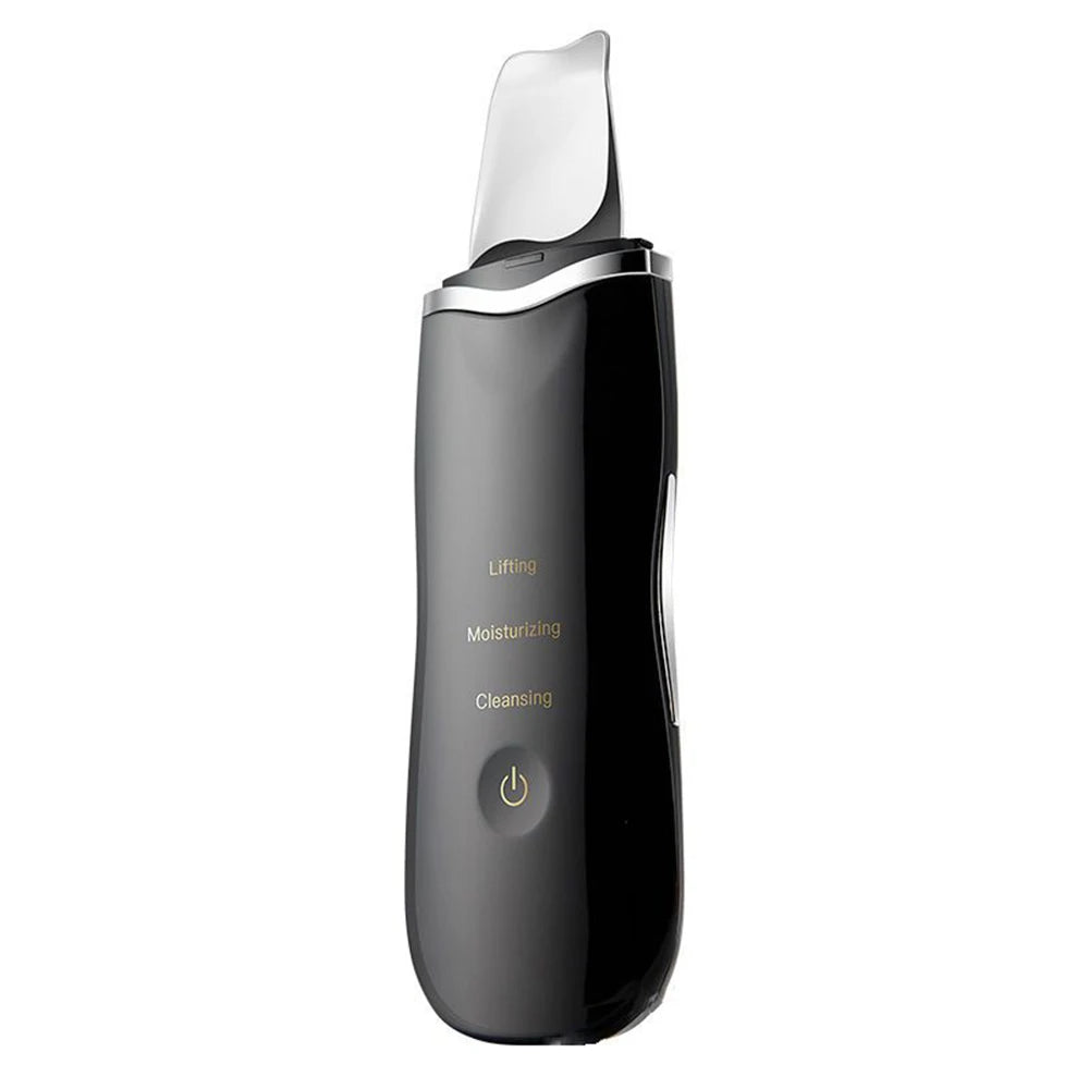 LumiSkin Ultrasonic Facial Scrubber – Deep Cleansing, Blackhead Remover & Skin Lifting Tool