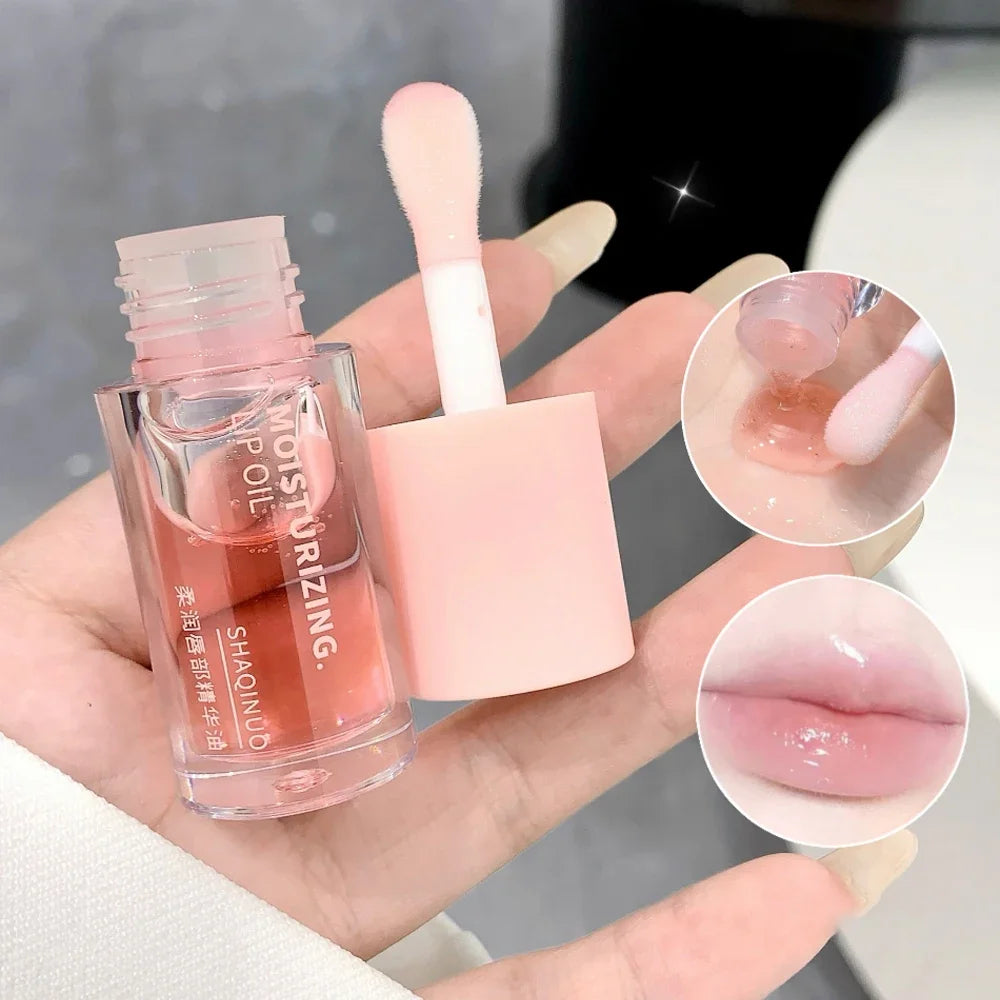 CrystalGlow Lip Gloss – Hydrating, Plumping, Mirror-Shine Lip Oil