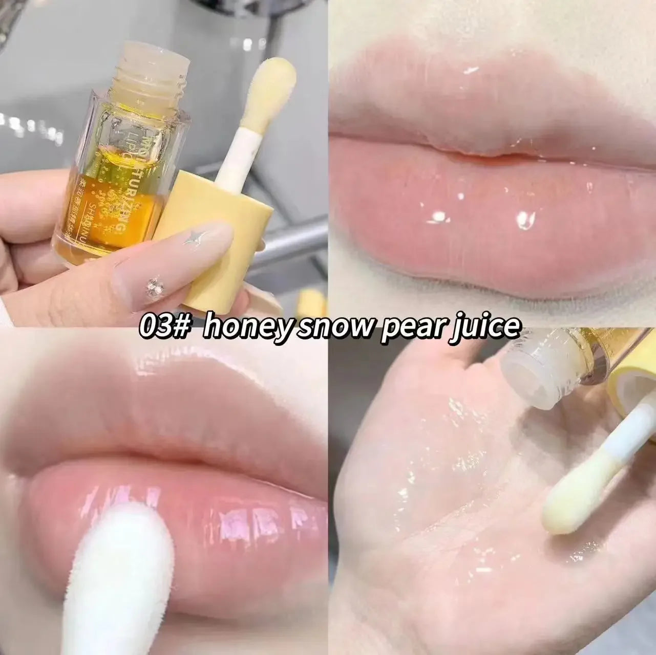 CrystalGlow Lip Gloss – Hydrating, Plumping, Mirror-Shine Lip Oil