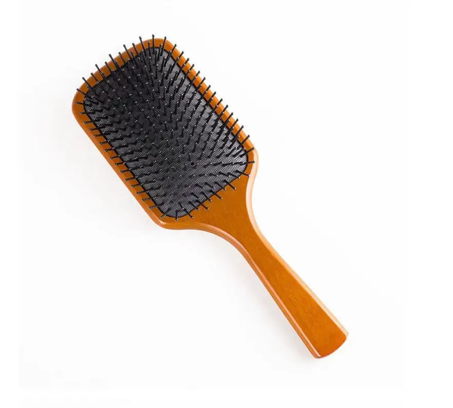 EcoLuxe Bamboo Hair Brush – Anti-Static, Detangling & Scalp-Massaging Wooden Comb