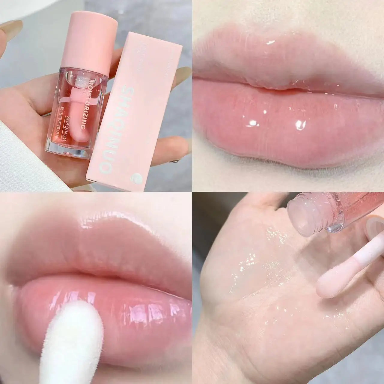 CrystalGlow Lip Gloss – Hydrating, Plumping, Mirror-Shine Lip Oil
