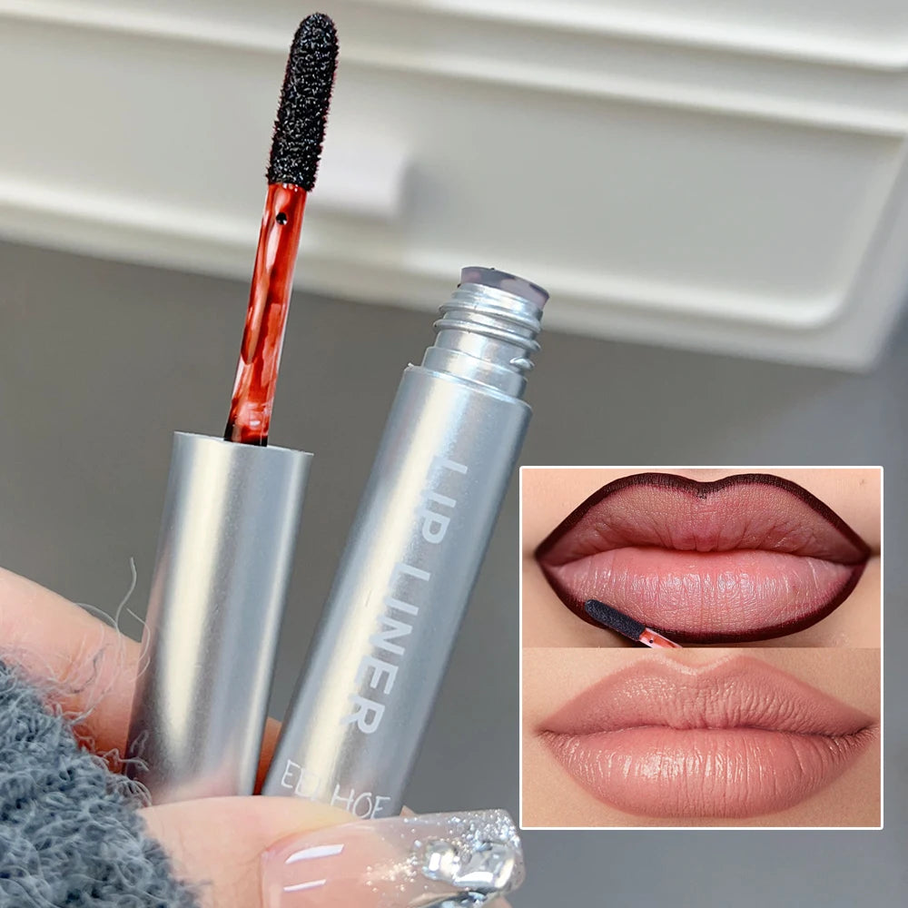 GlamContour Peel-Off Lip Stain – Waterproof Matte Tint & Lip Liner Duo