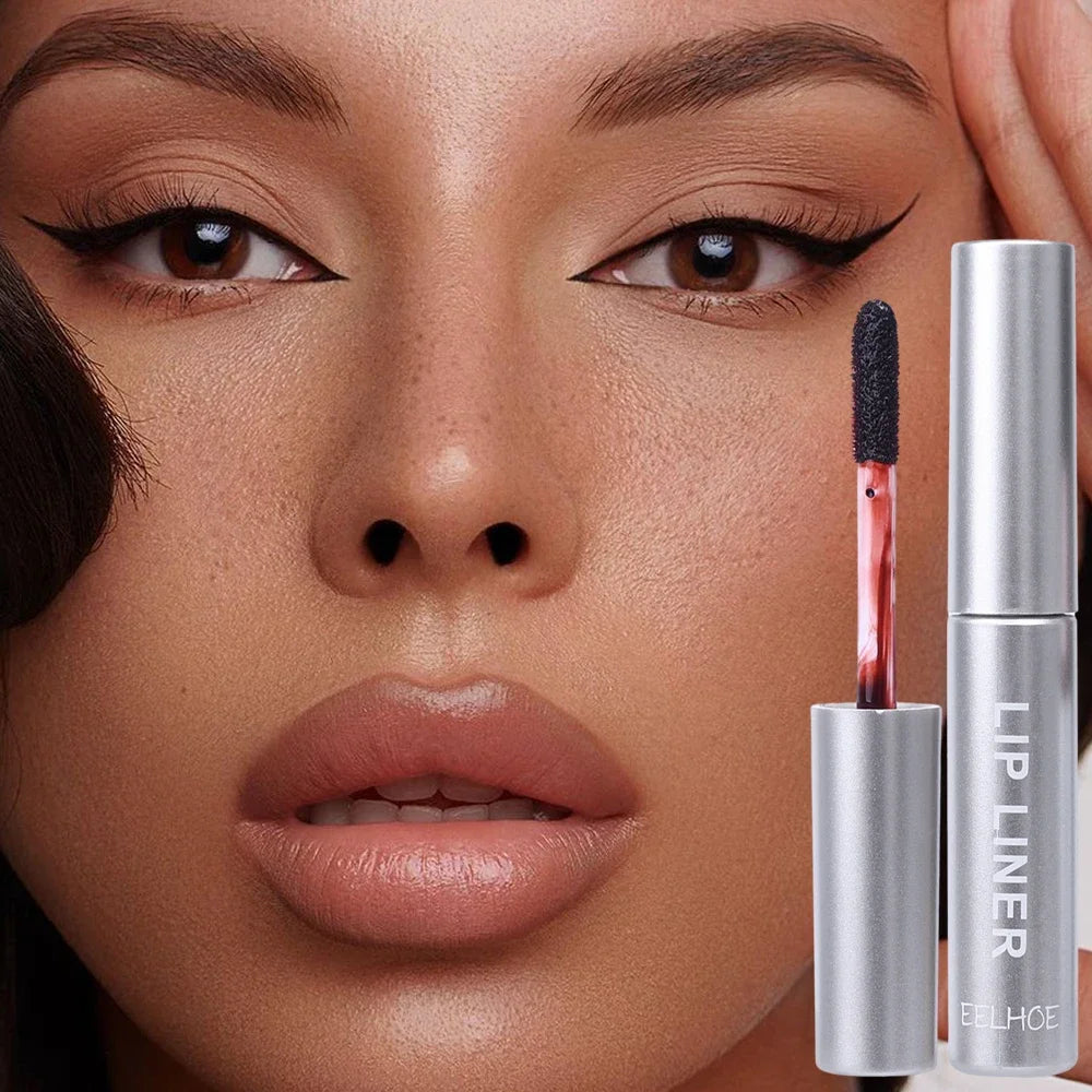 GlamContour Peel-Off Lip Stain – Waterproof Matte Tint & Lip Liner Duo