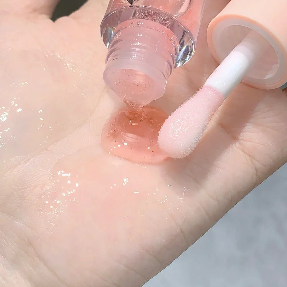 CrystalGlow Lip Gloss – Hydrating, Plumping, Mirror-Shine Lip Oil
