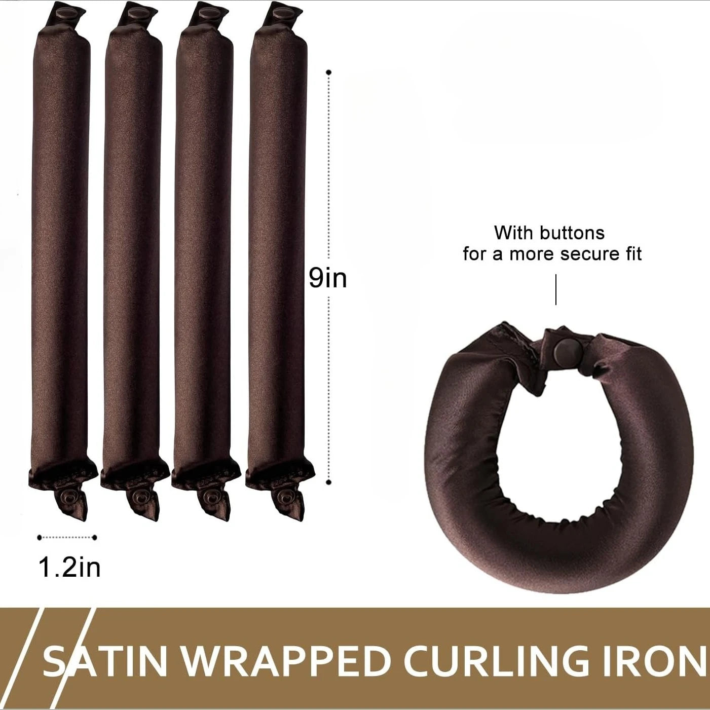 Wake Up Wavy   with  LuxeCurls         -      The Heat-Free Luxury Curling Rods & Bonnet