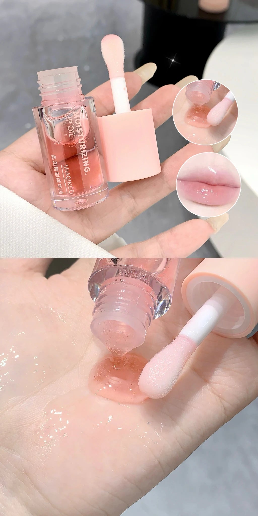 CrystalGlow Lip Gloss – Hydrating, Plumping, Mirror-Shine Lip Oil