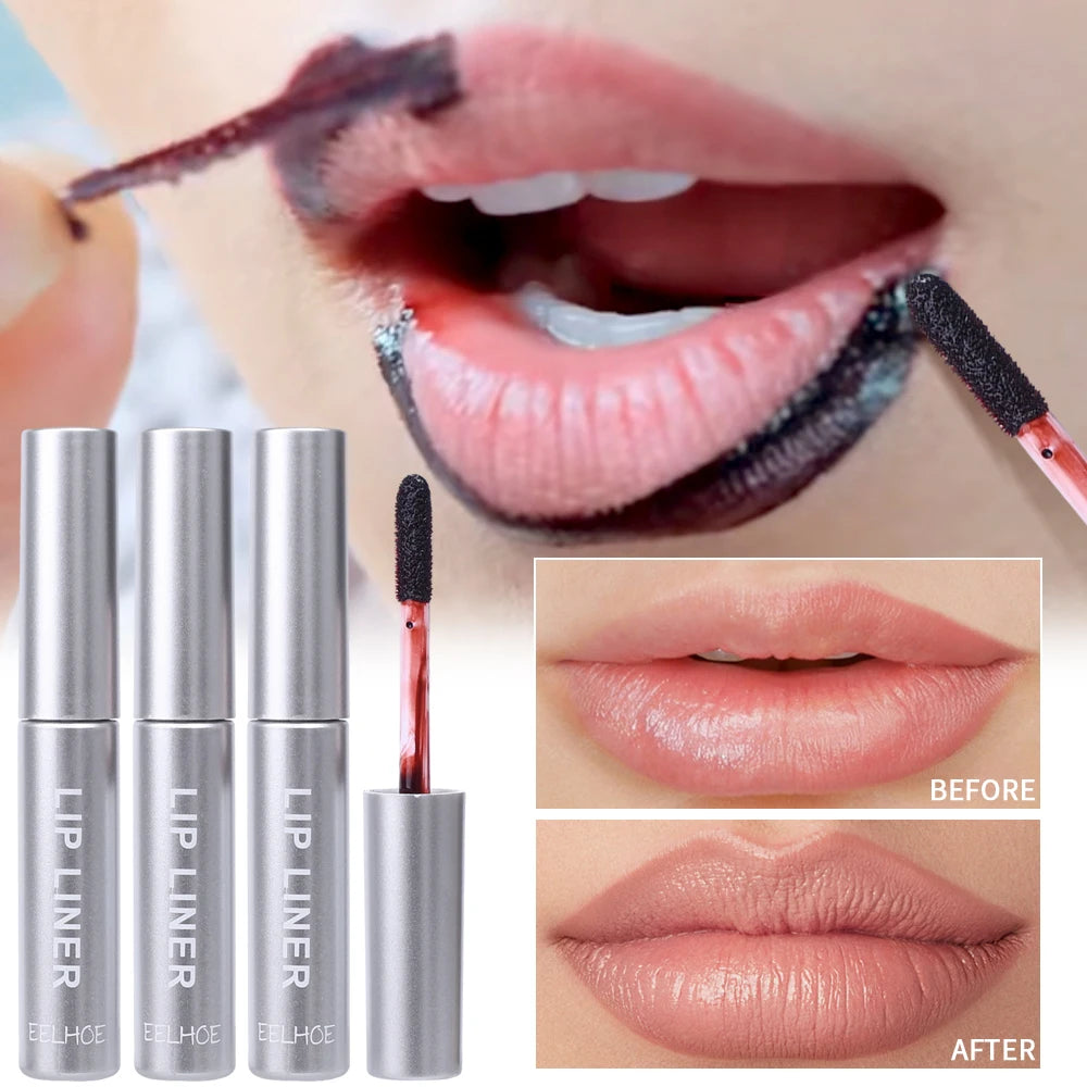 GlamContour Peel-Off Lip Stain – Waterproof Matte Tint & Lip Liner Duo
