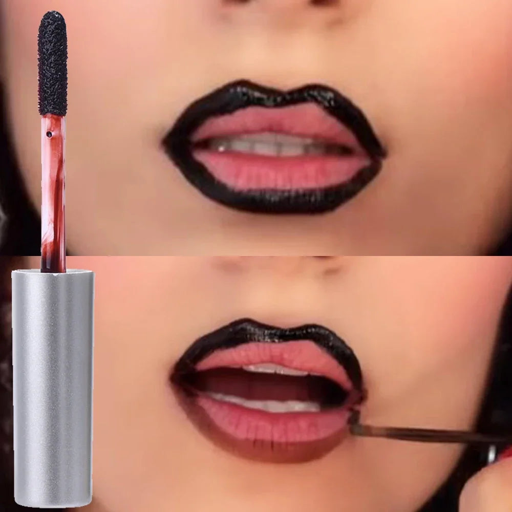 GlamContour Peel-Off Lip Stain – Waterproof Matte Tint & Lip Liner Duo