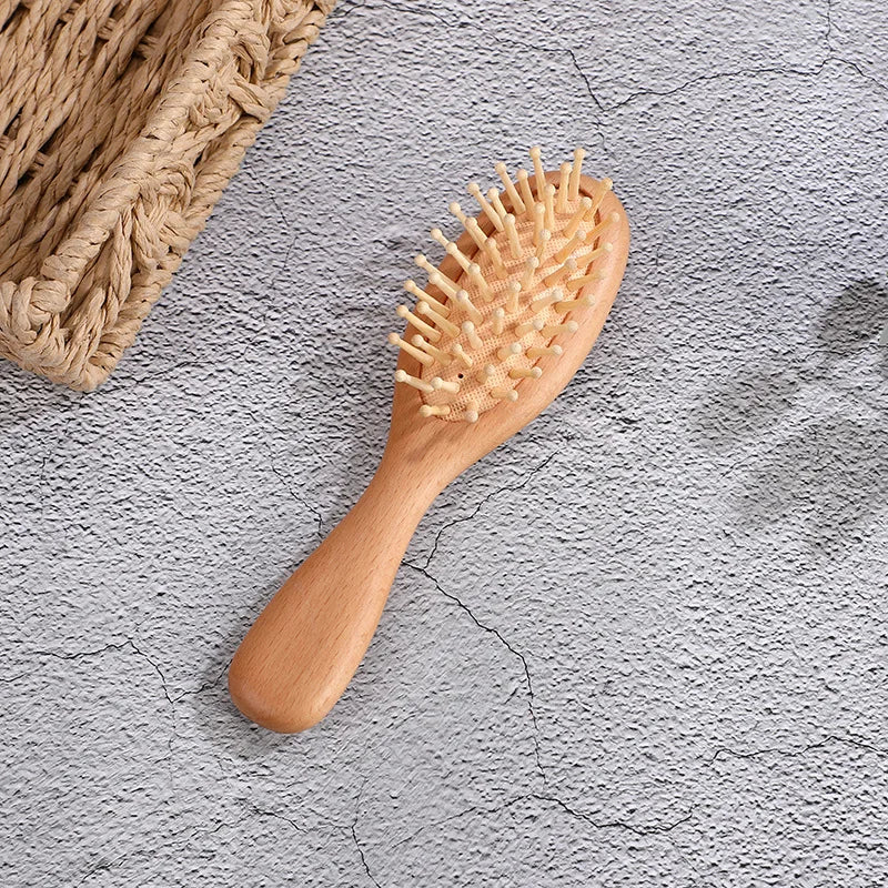 EcoLuxe Bamboo Hair Brush – Anti-Static, Detangling & Scalp-Massaging Wooden Comb
