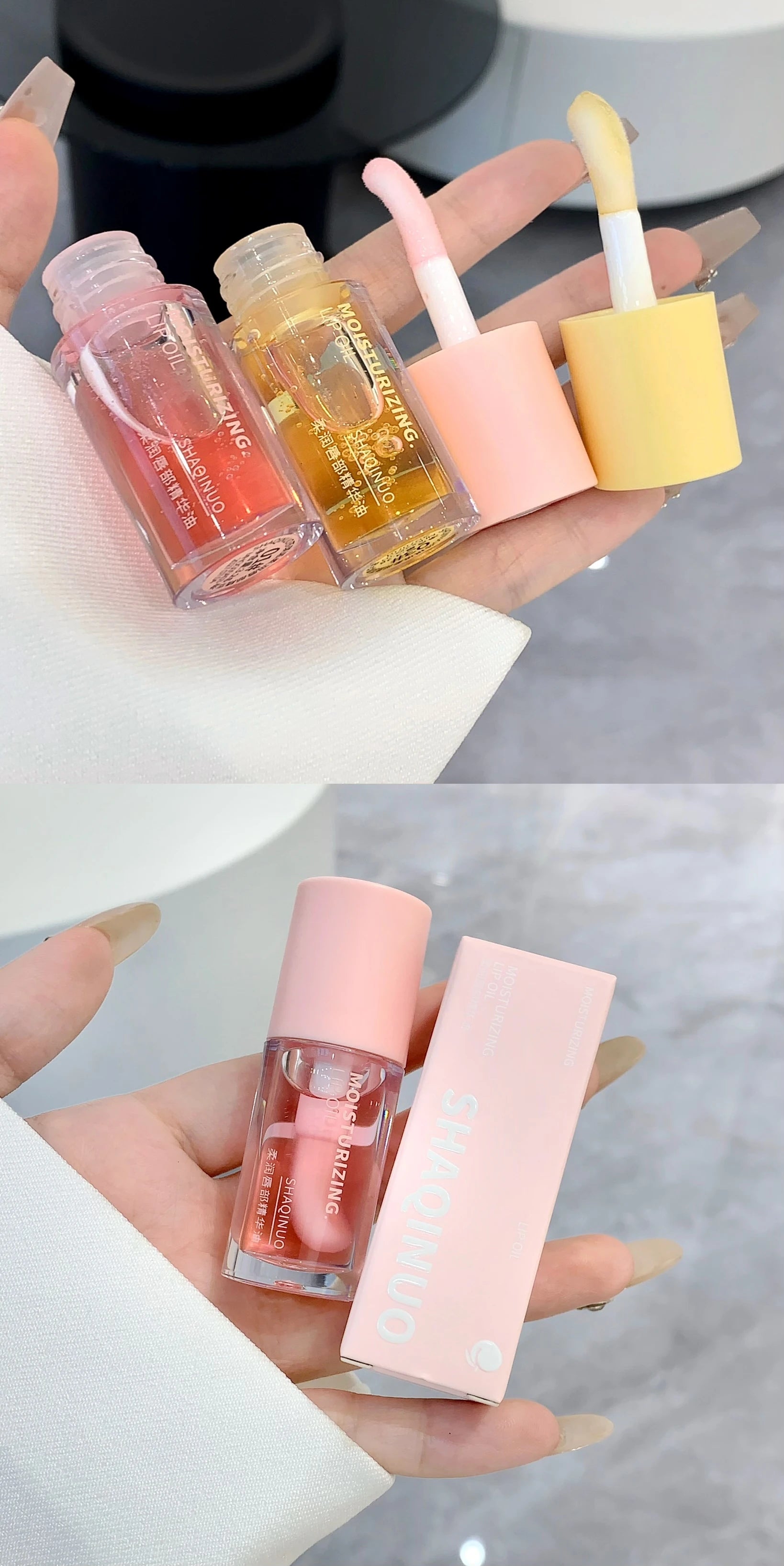 CrystalGlow Lip Gloss – Hydrating, Plumping, Mirror-Shine Lip Oil