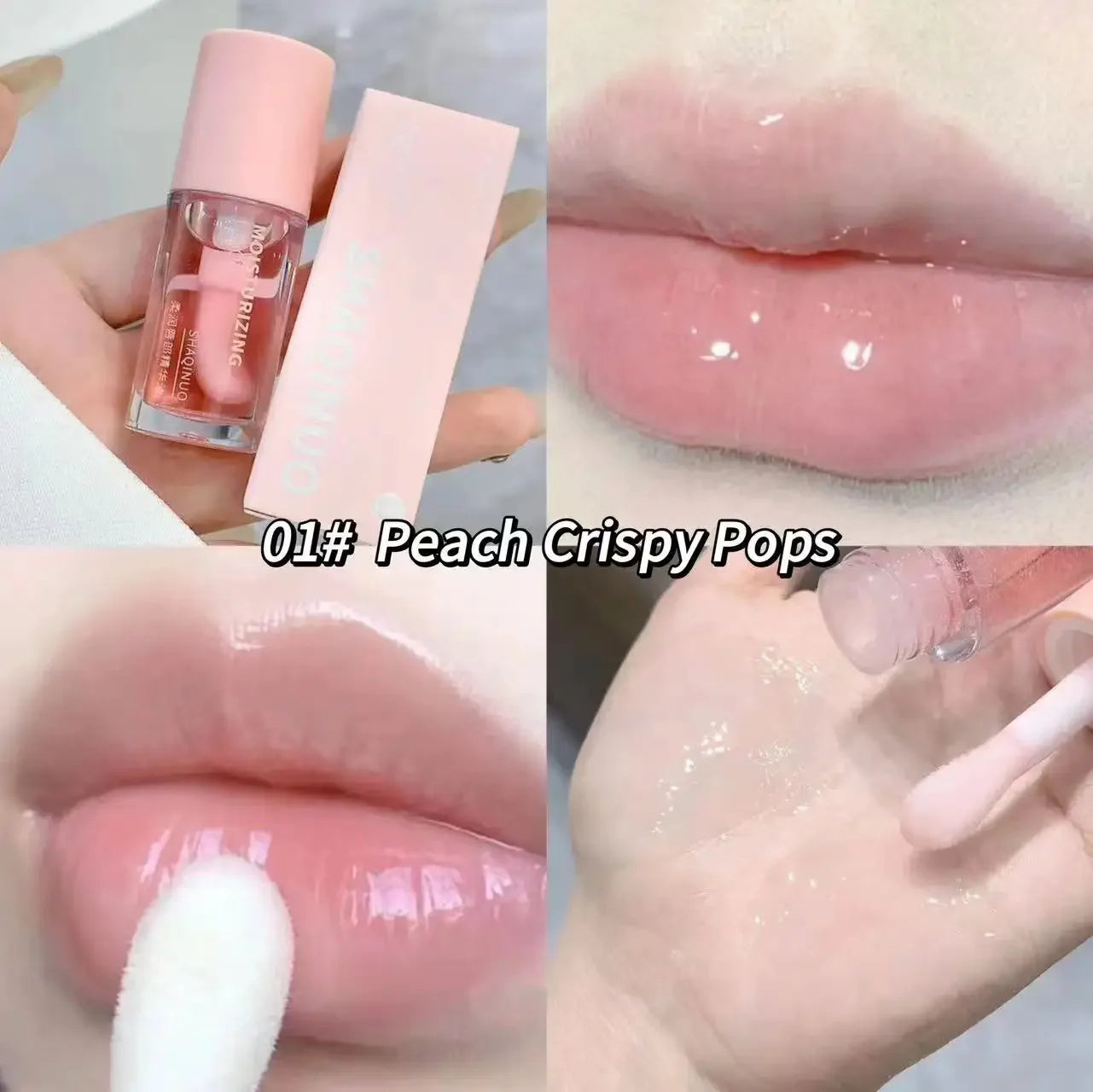CrystalGlow Lip Gloss – Hydrating, Plumping, Mirror-Shine Lip Oil