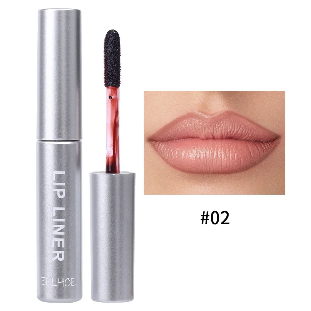 GlamContour Peel-Off Lip Stain – Waterproof Matte Tint & Lip Liner Duo