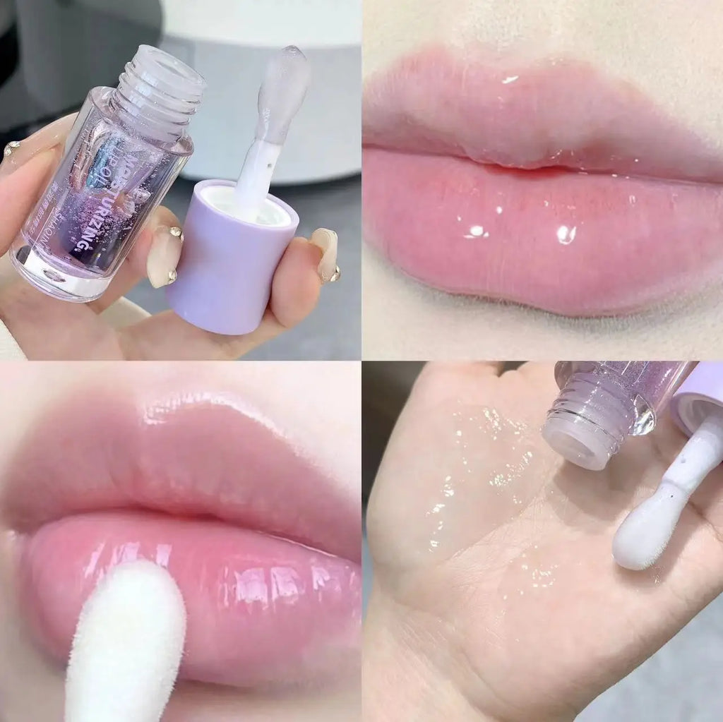 CrystalGlow Lip Gloss – Hydrating, Plumping, Mirror-Shine Lip Oil
