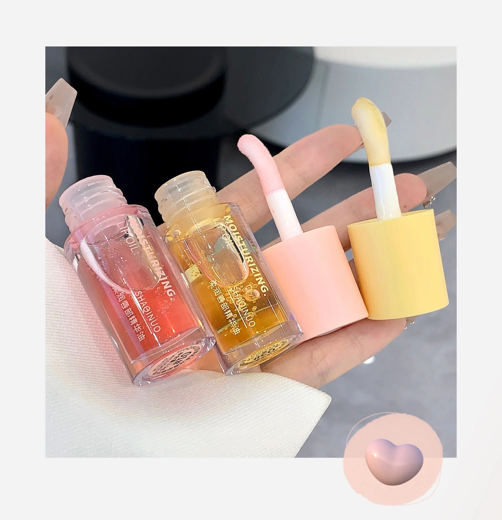 CrystalGlow Lip Gloss – Hydrating, Plumping, Mirror-Shine Lip Oil