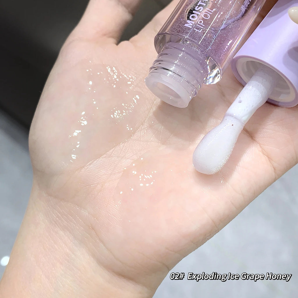 CrystalGlow Lip Gloss – Hydrating, Plumping, Mirror-Shine Lip Oil